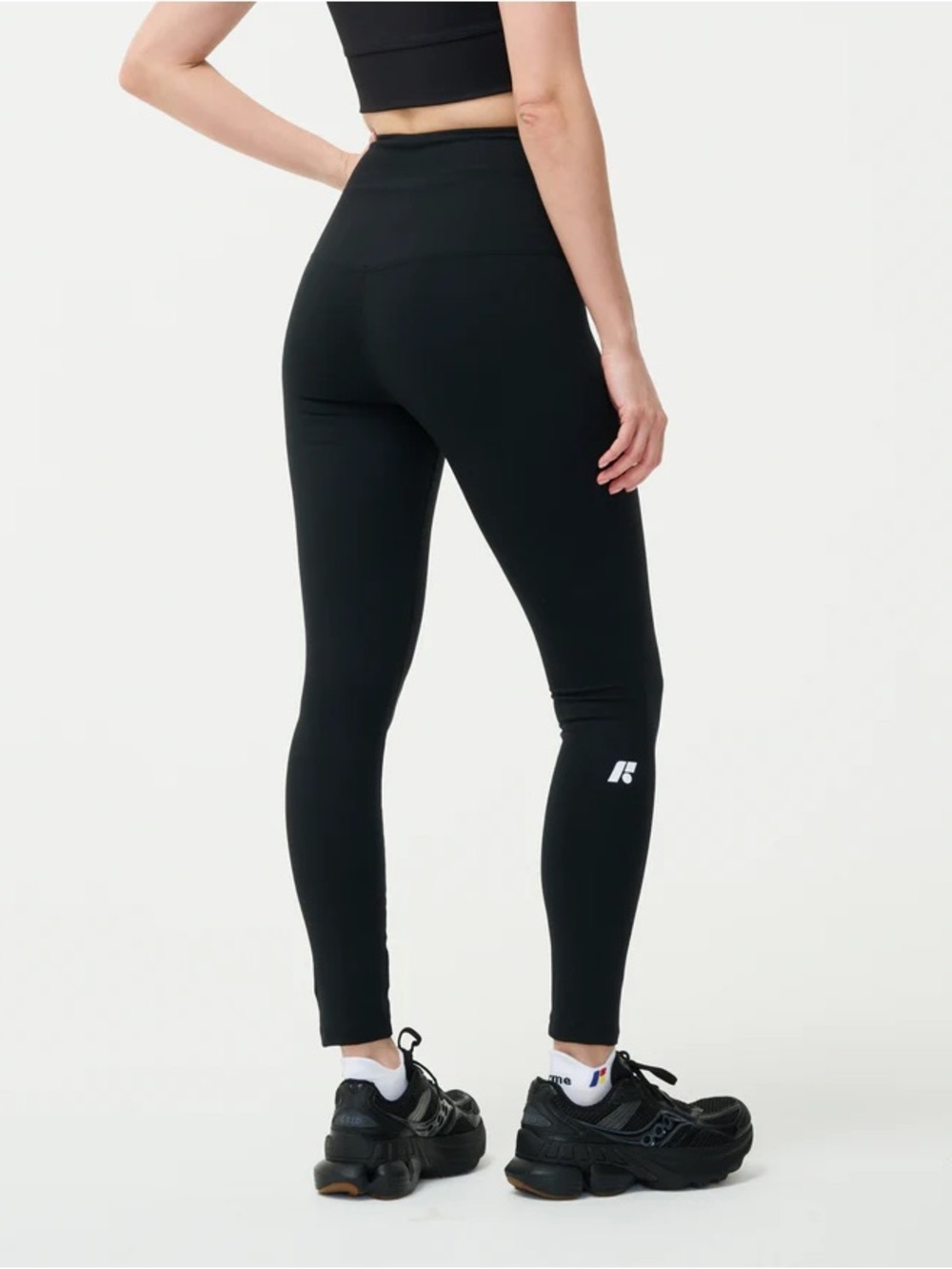 Forme High Rise Sculpt Compression Pull On Leggings Black XS Workout Gym Pilates